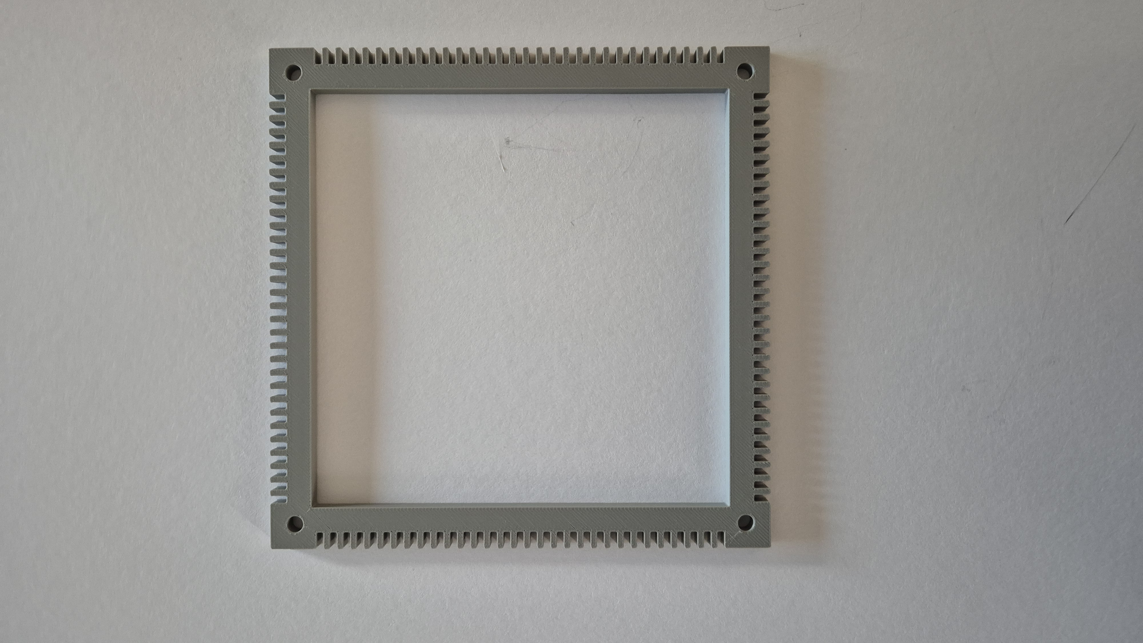 Optimized grid weave loom - 150 x 150mm, 2mm dents 3D model