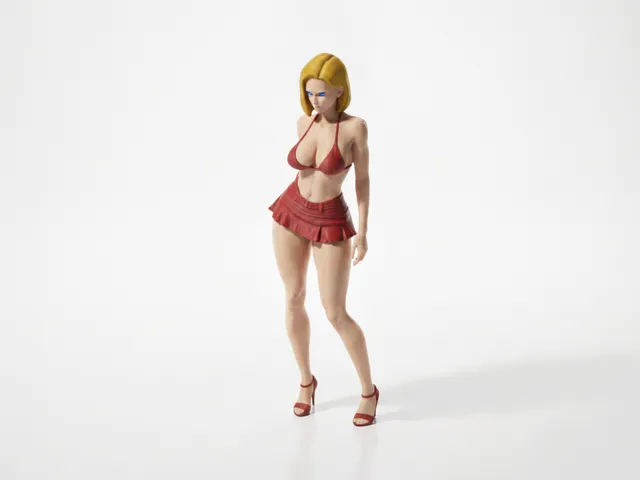 Elegant Female Figurine Collectible 3D Printable