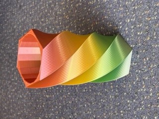 Twisted Hex Vase