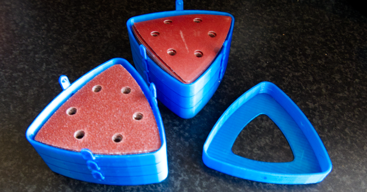 Sanding Disk Holder by Hex2000 Download free STL model