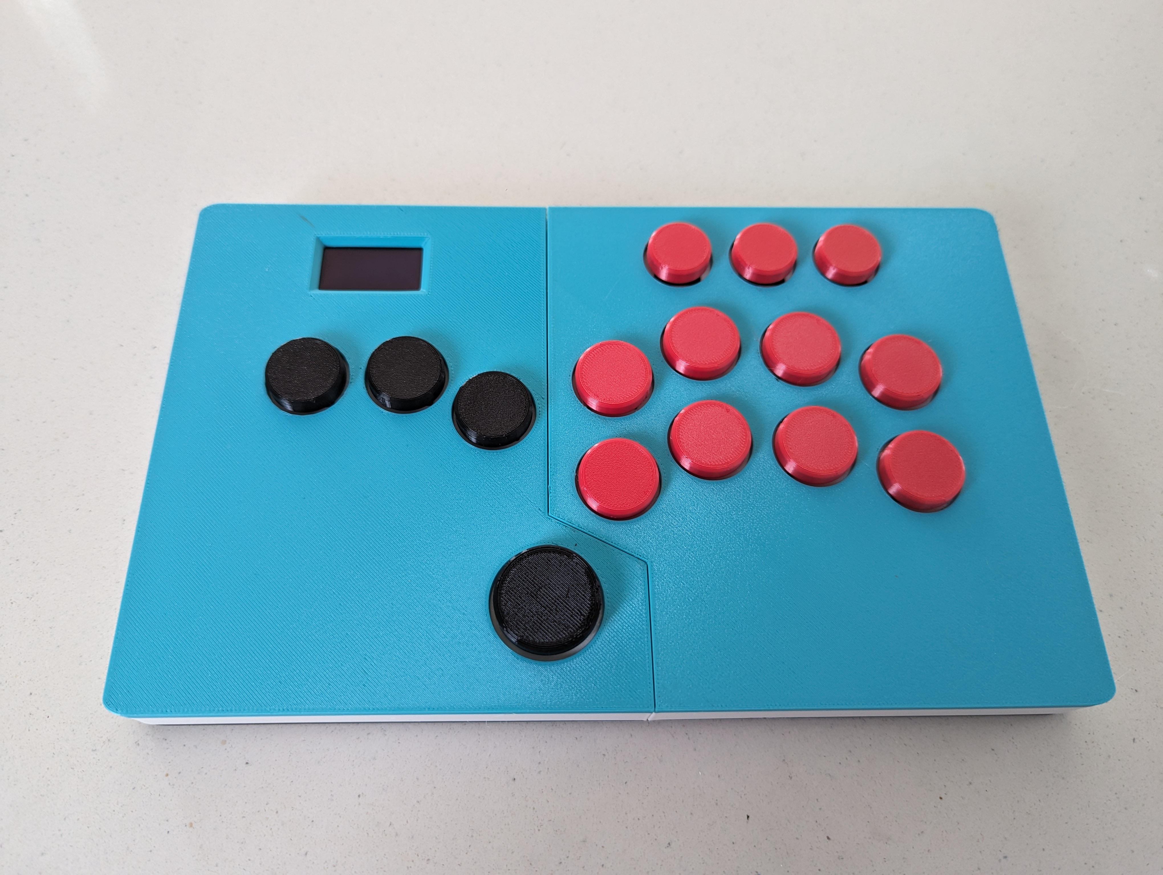 Compact Hitbox/Leverless Controller for mini print bed