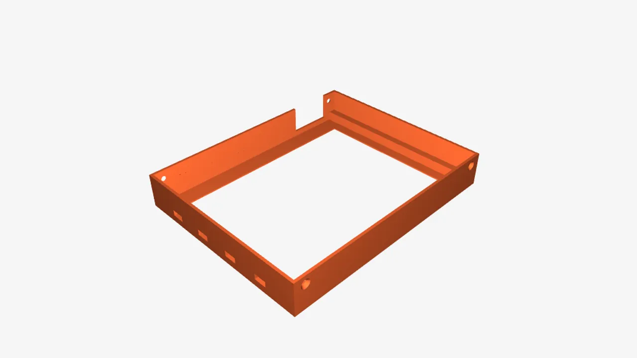 Stand for Picture frame for pimoroni Inky Impression by