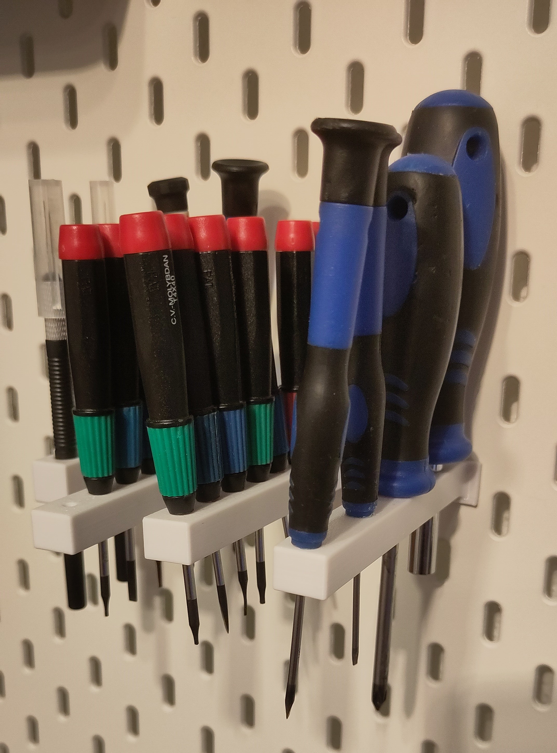 Ikea Skadis Screwdriver Holder By Pixelkrieg Download Free Stl Model Printables Com