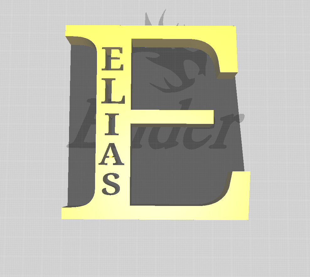 Buchstabe E , Name Elias