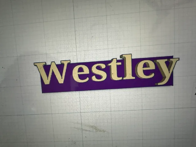 Name plate