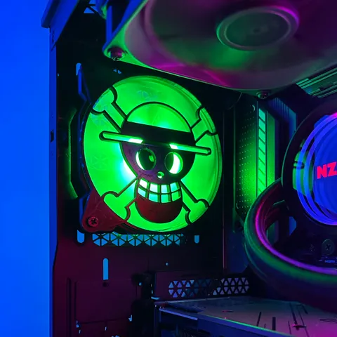 One Piece PC fan grill