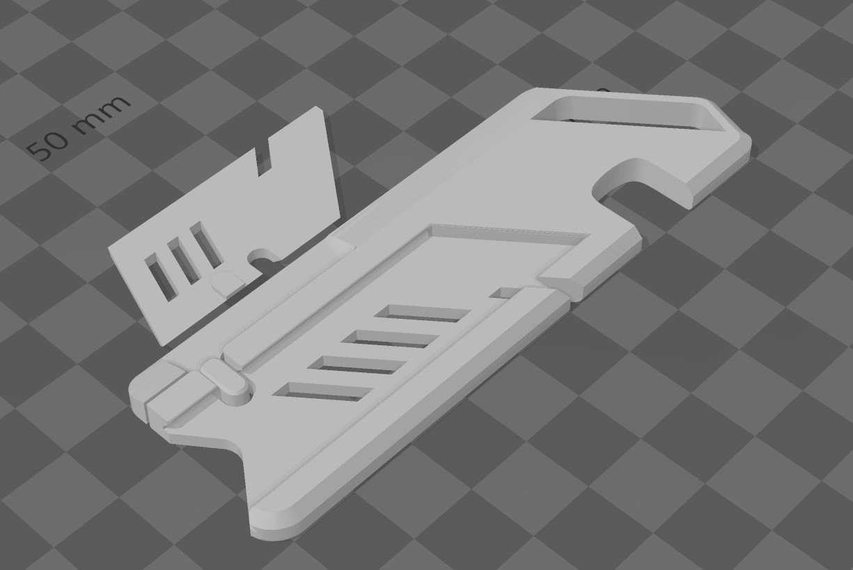 Mini knife with smartphone stand