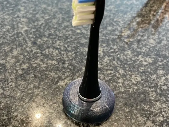 Aquasonic black toothbrush stand