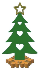 Vánoční stromek s hvězdou (Christmas tree with star)