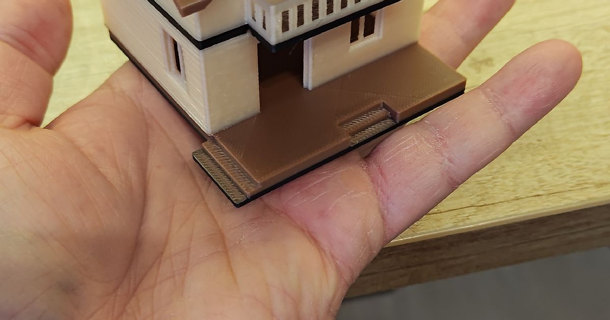 2 Storey House Erwin by Catalin Rada | Download free STL model ...