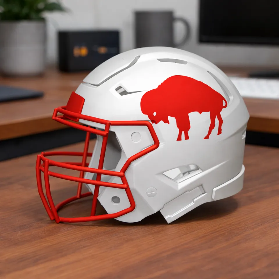 bills motorcycle helmet Buffalo BillsInflatable point chinstrap Buffalo Bills Official NFL Mini