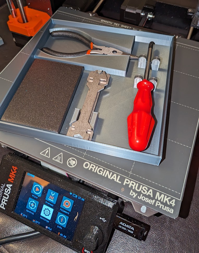 Miniatura 3 do modelo 3D MK4 Kit tool tray