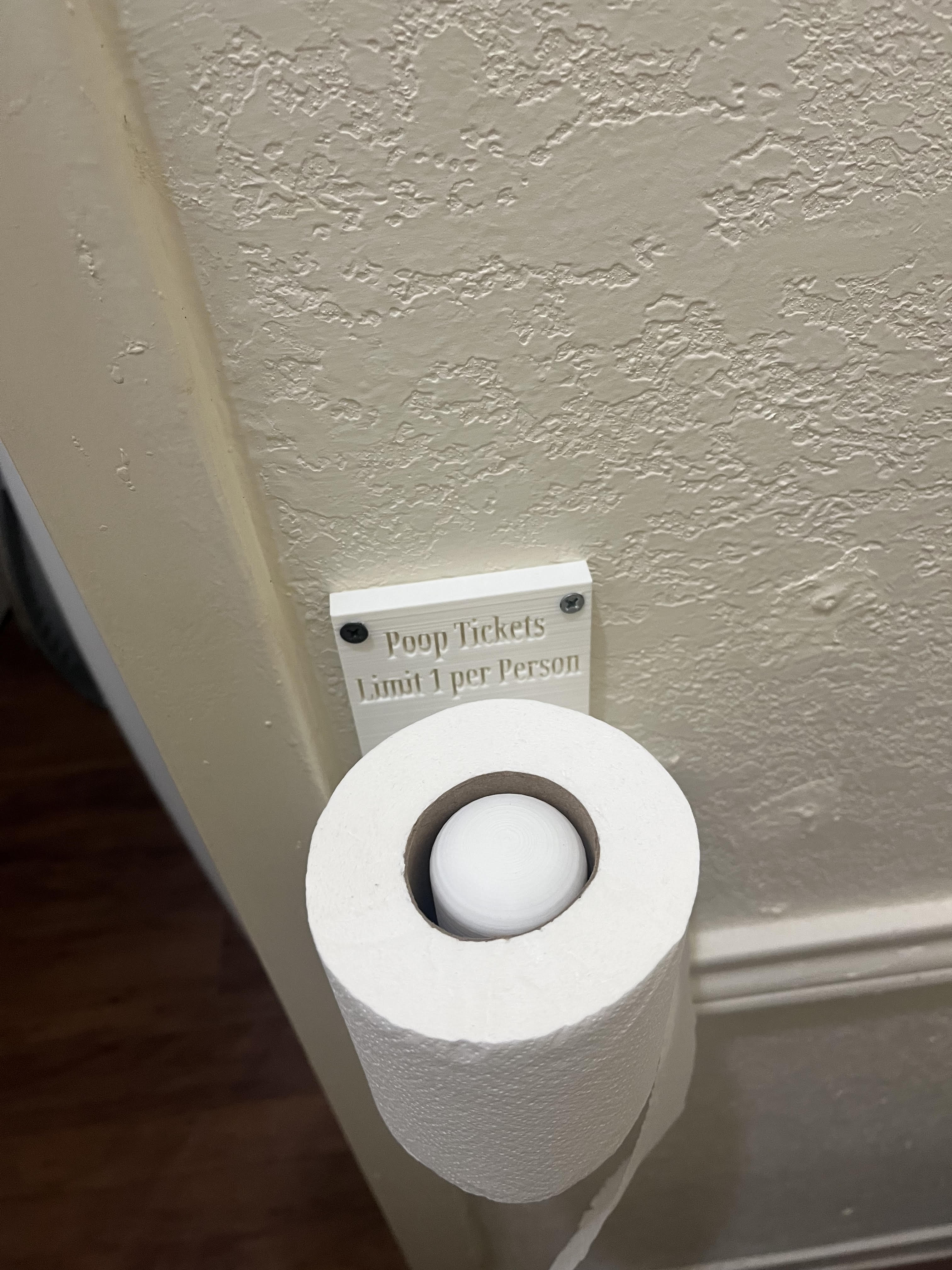 Toilet Paper Holder by JRLucas13 Download free STL model