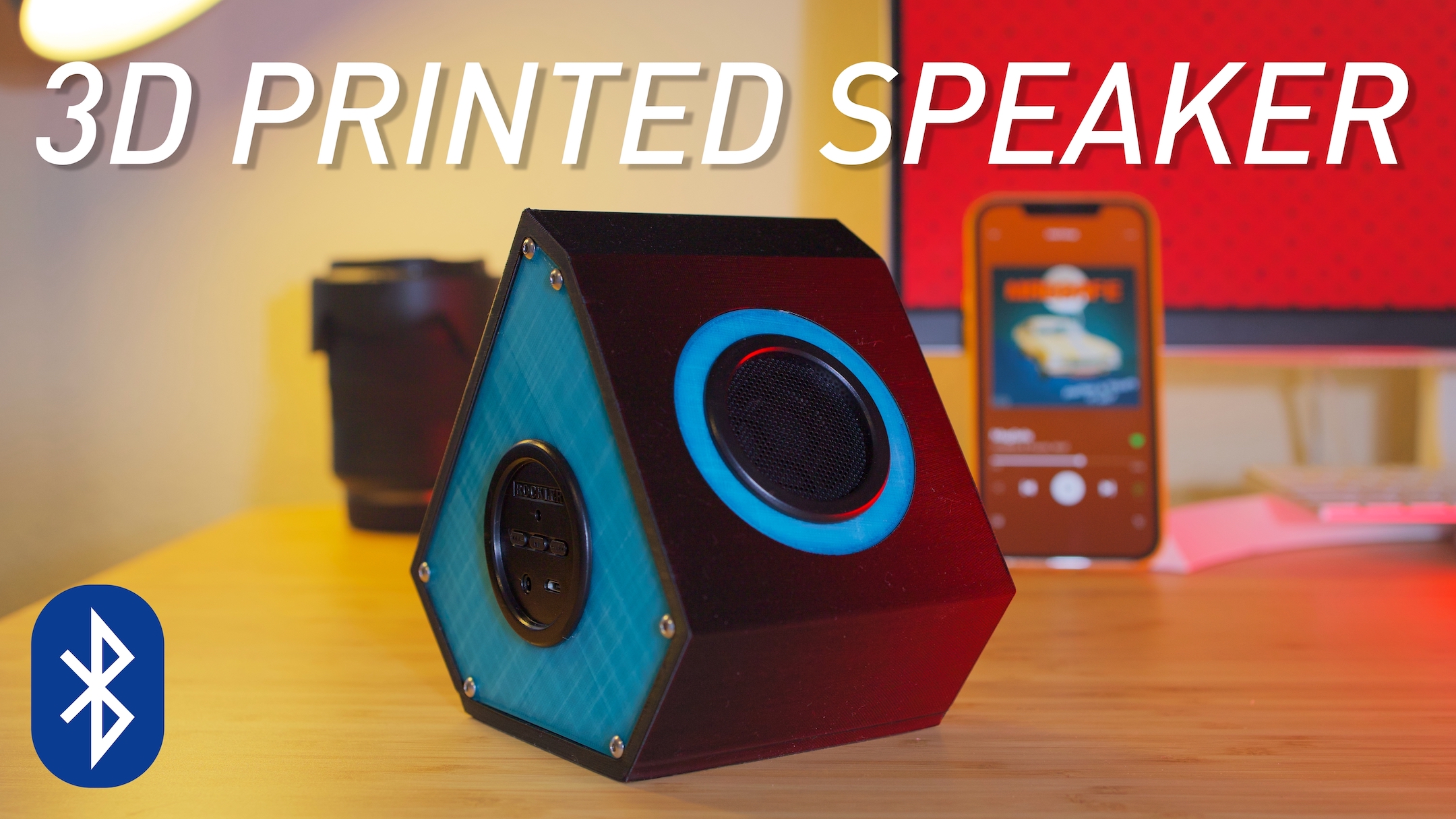 Wave Mini: DIY 3D Printed Bluetooth Speaker
