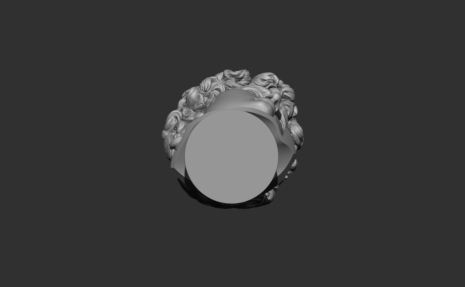 Miniatura 9 do modelo 3D David planter
