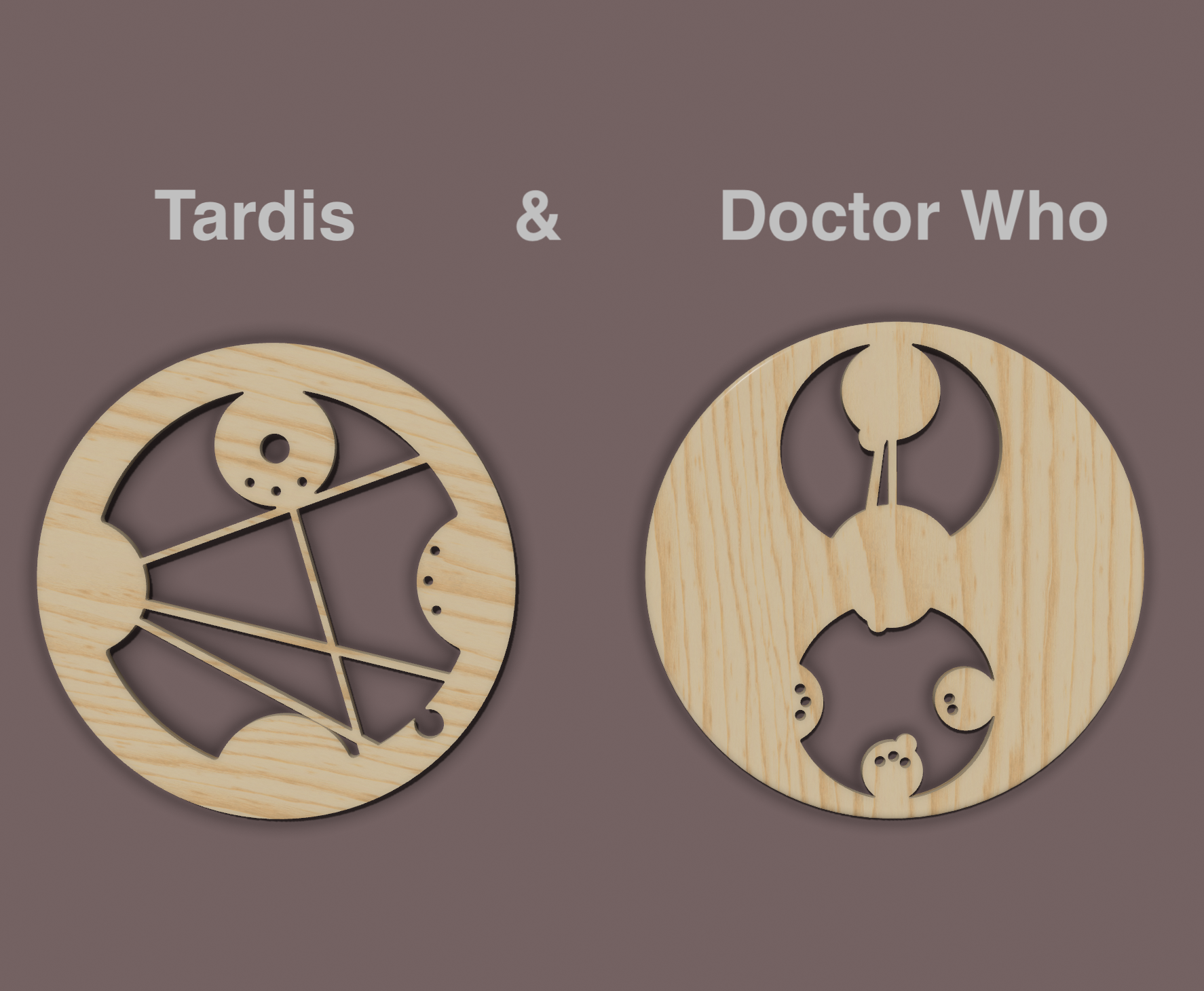 Tardis & Doctor Who in Gallifreyan