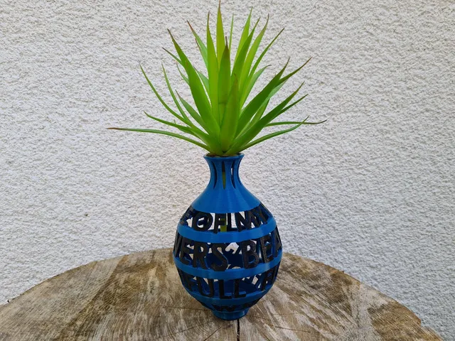 Typography Vase