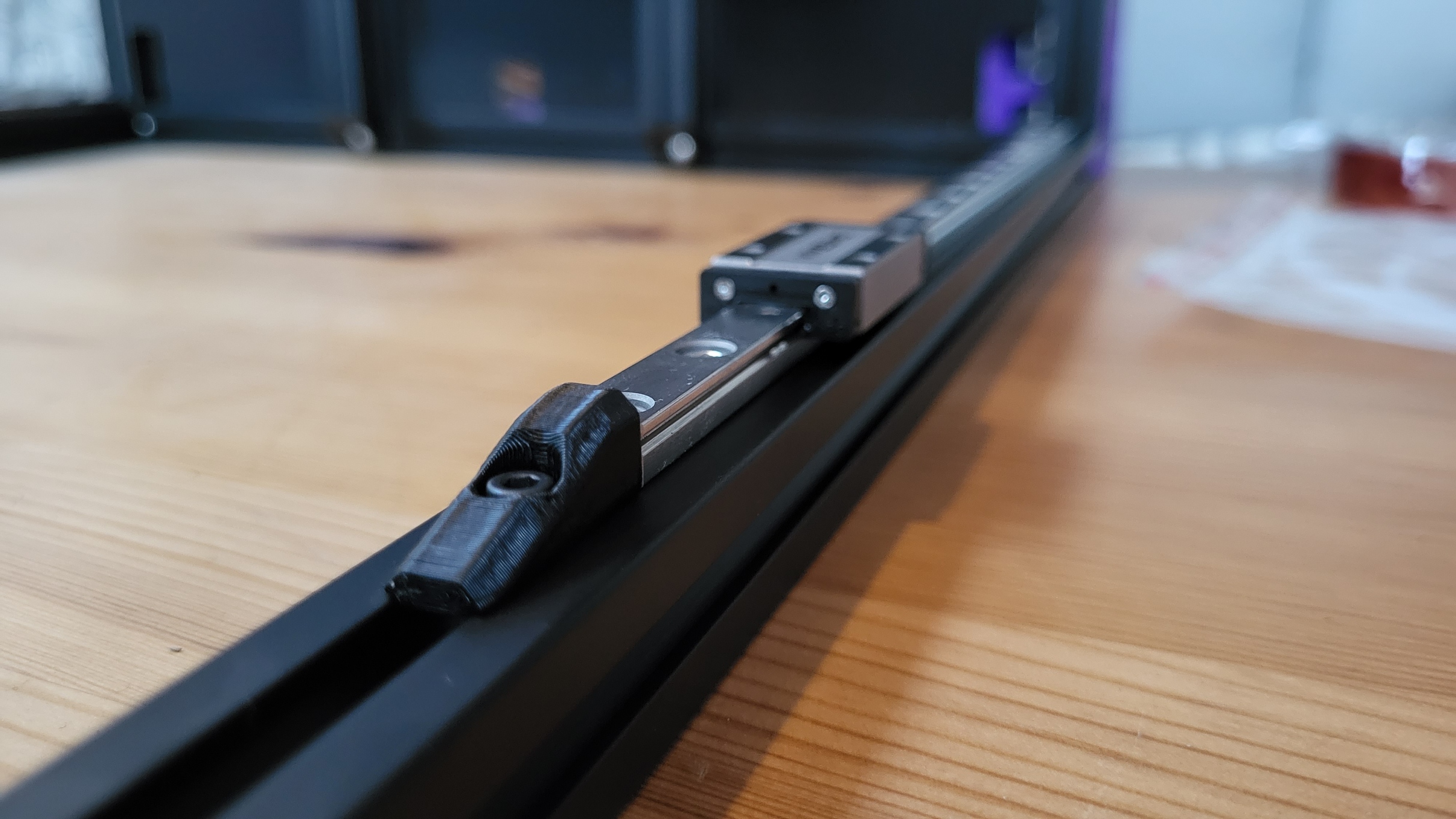 Linear rail stop for 2020 extrusion Voron 2.4 by Lucendi Download