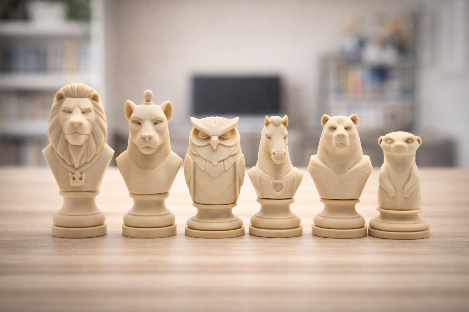 Wild Animals Chess Set