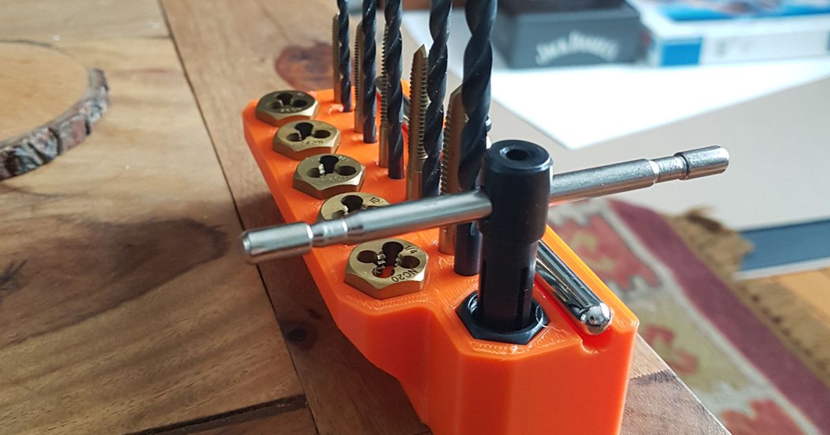 Tap & Die Set Organizer by JavierH Download free STL model