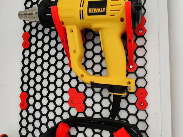 Dewalt Heatgun mount for Honeycomb wall