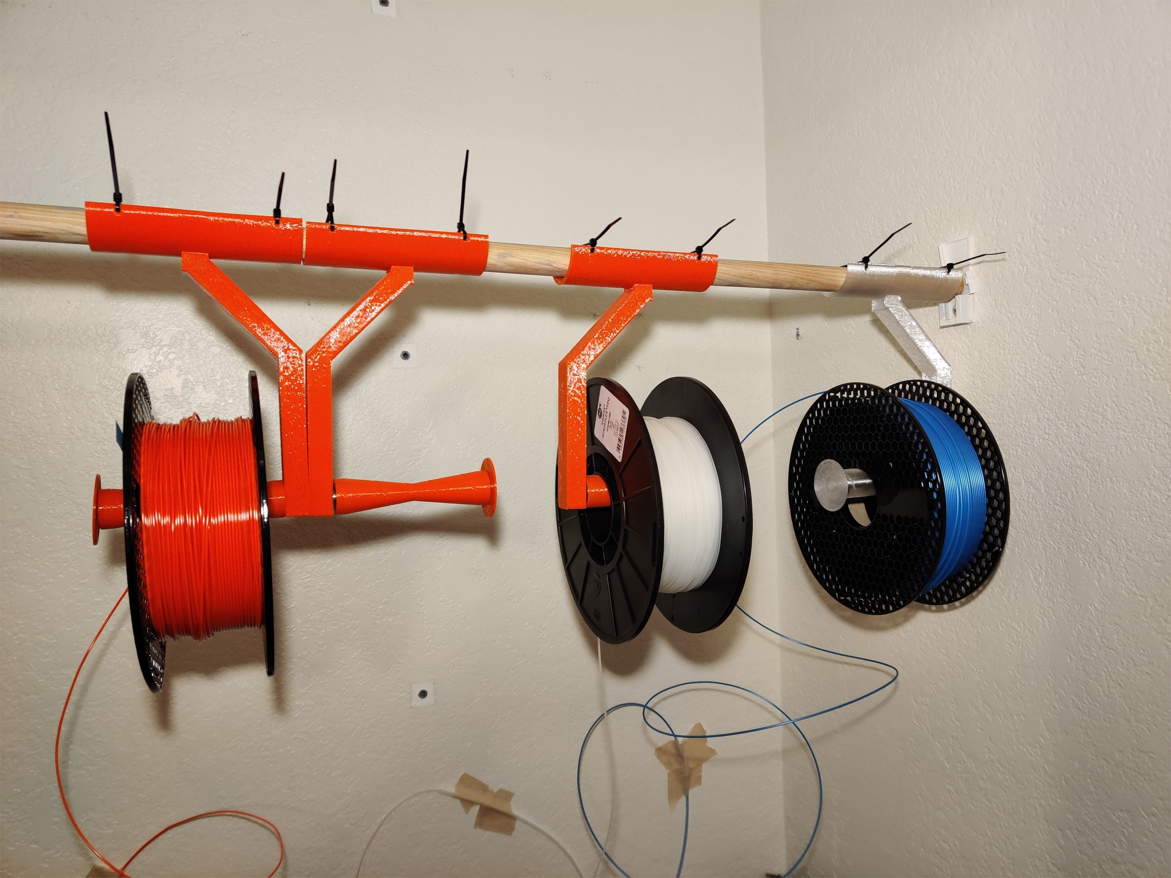 Hanging MMU2S Spool Holder - Customizable / Open Source