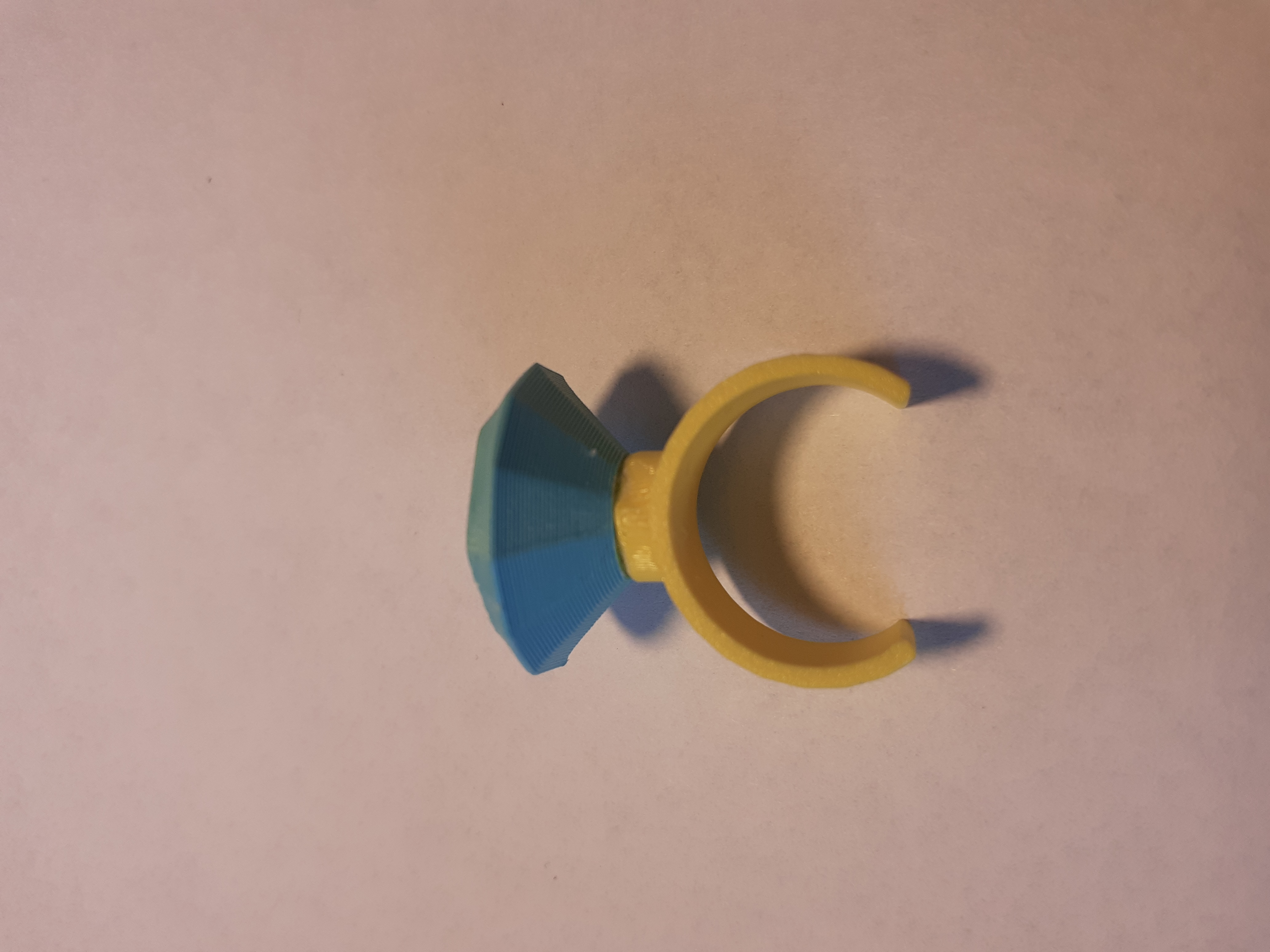 Miniatura 2 do modelo 3D Diamond ring