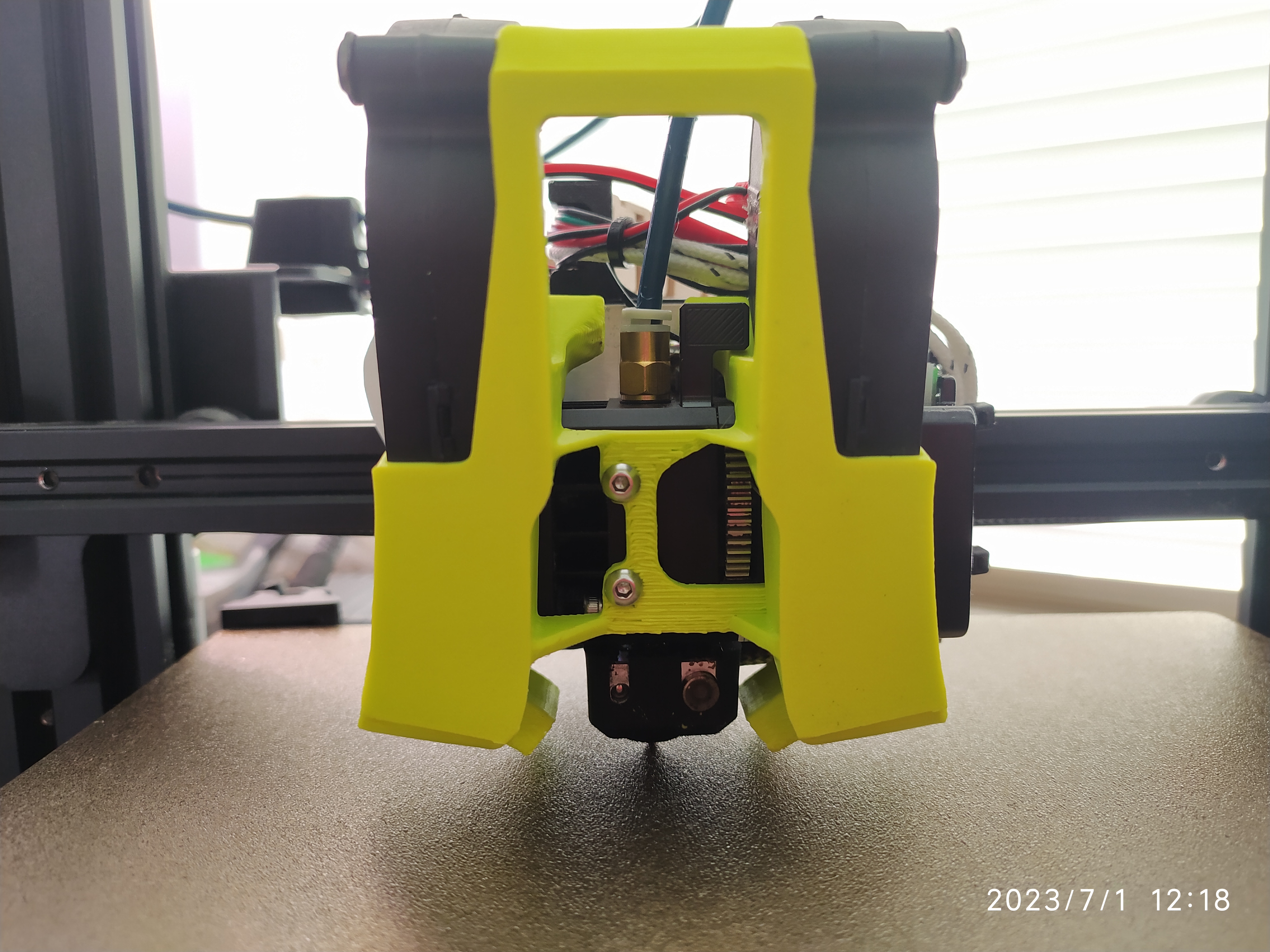 Pudgy BIQU H2 V2S Part Cooling Duct
