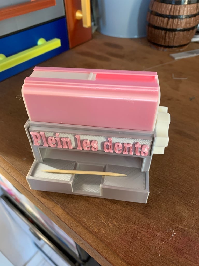 toothpick dispenser holder by Manu.p Download free STL model
