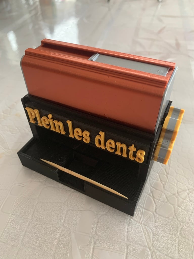 toothpick dispenser holder by Manu.p Download free STL model