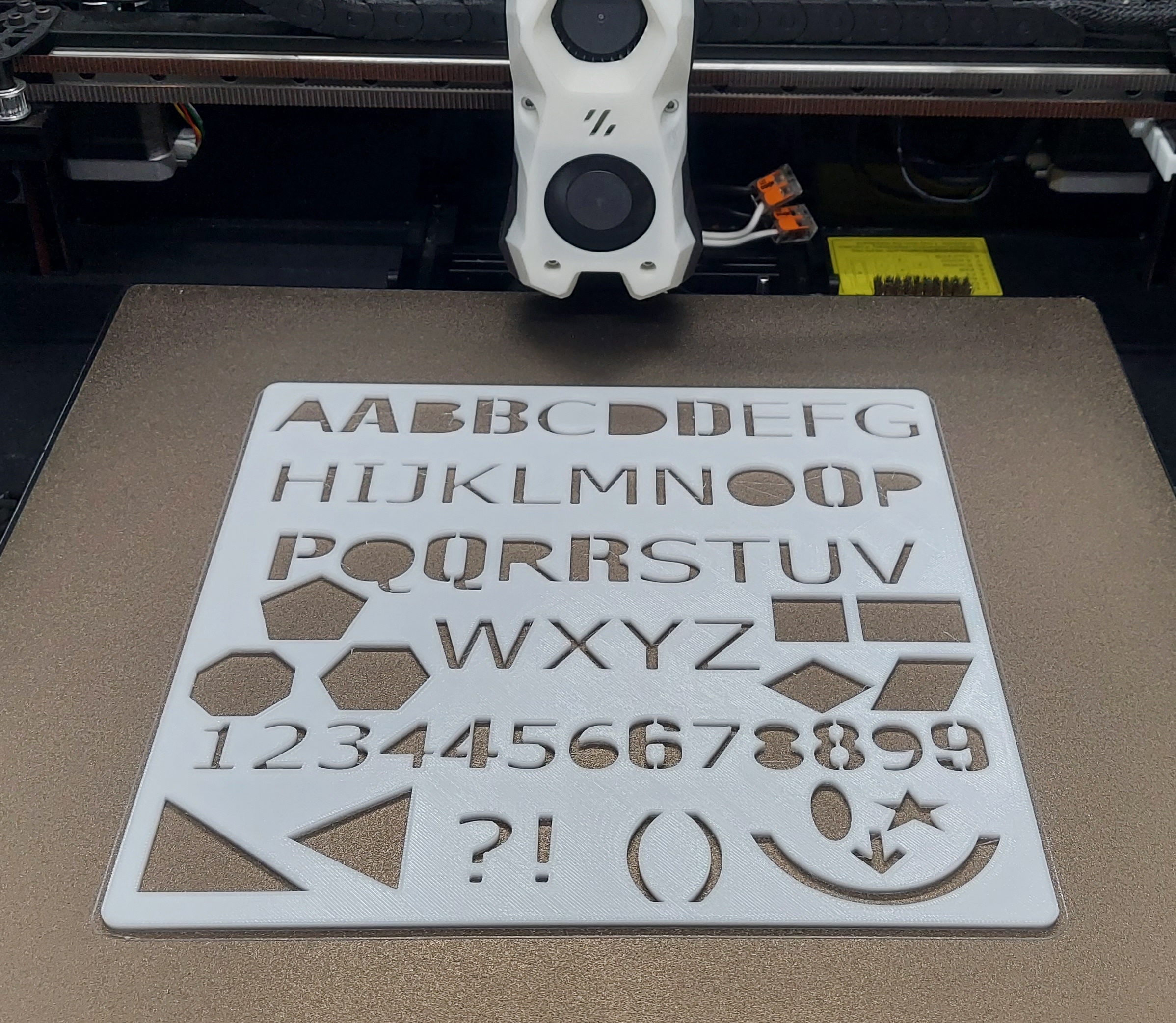 letter/alphabet/numbers template - šablona abeceda/čísla