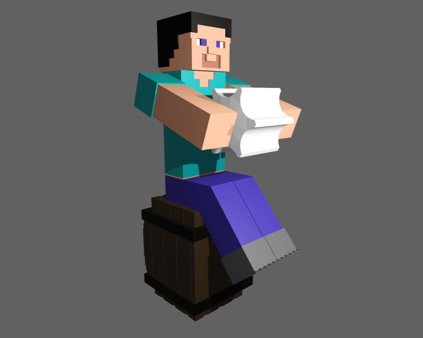 Minecraft Steve organizéry pásky / Minecraft Steve tape organizers