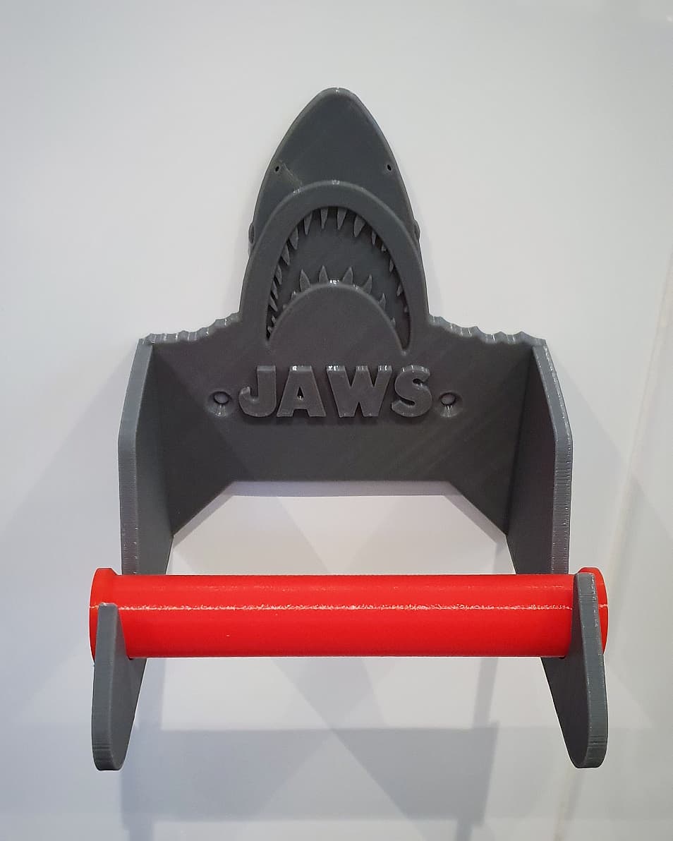 Shark Toilet Roll Holder by Code10100 Download free STL model