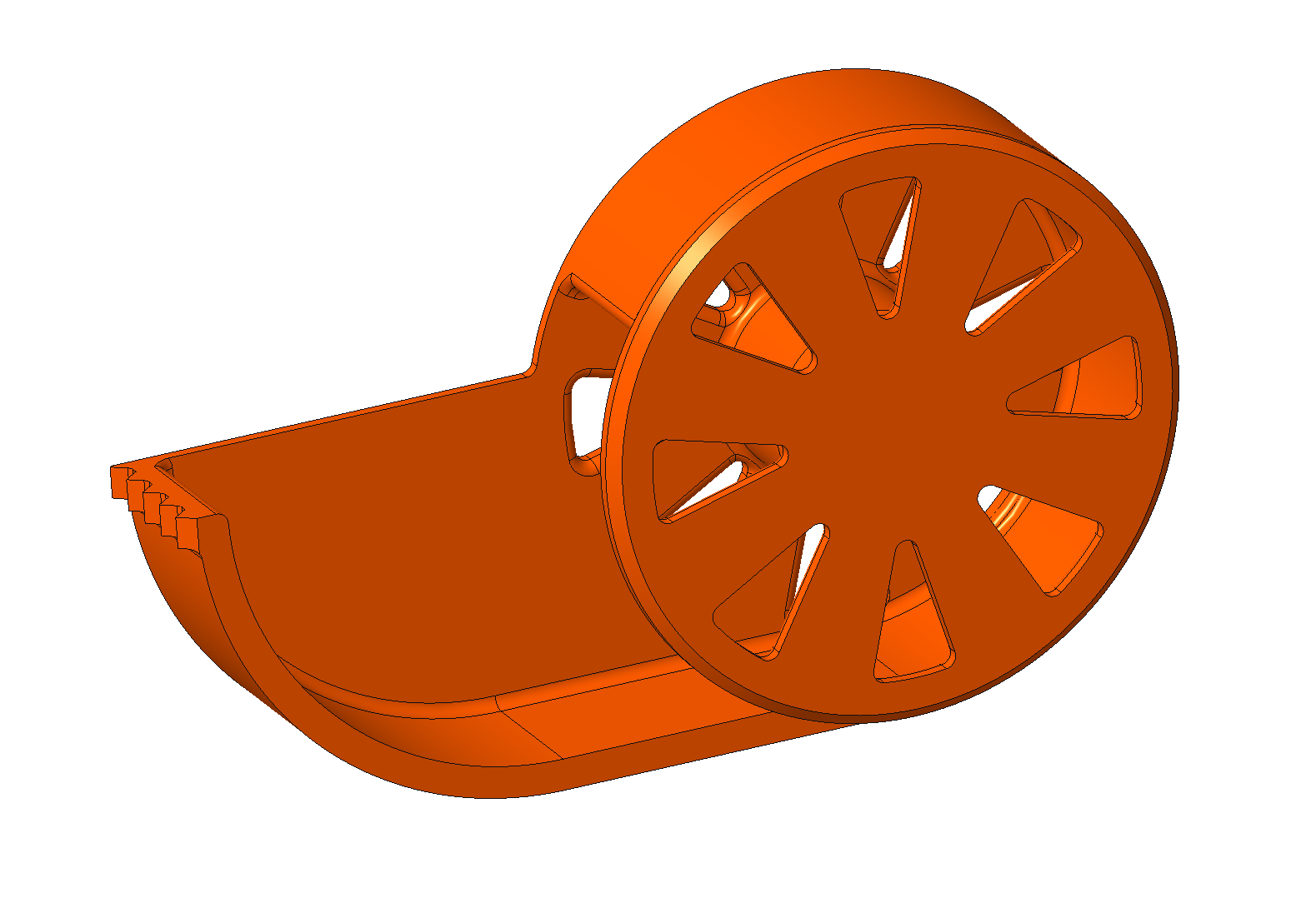 Orange Slice Tape Dispenser