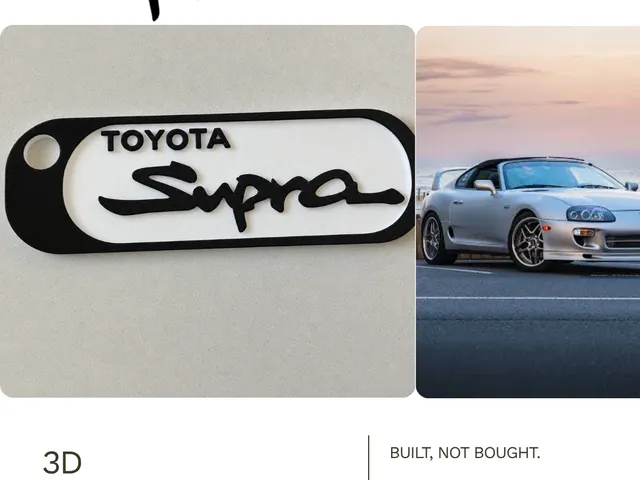 Toyota Supra Keychain