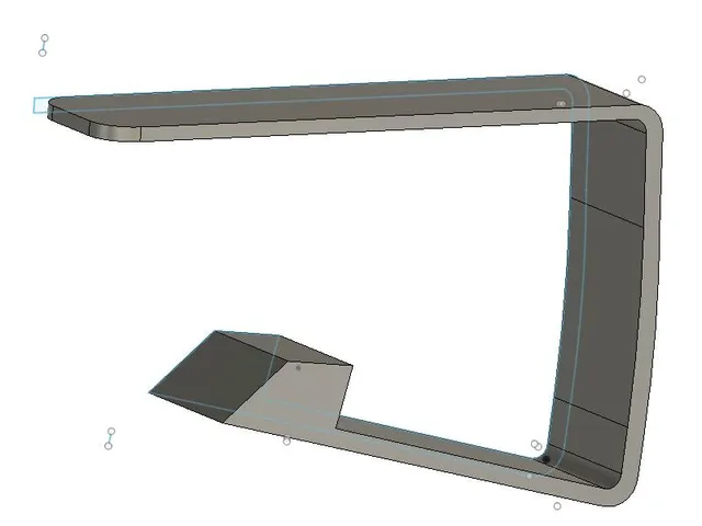 Pince nappe pour table épaisseur 50mm