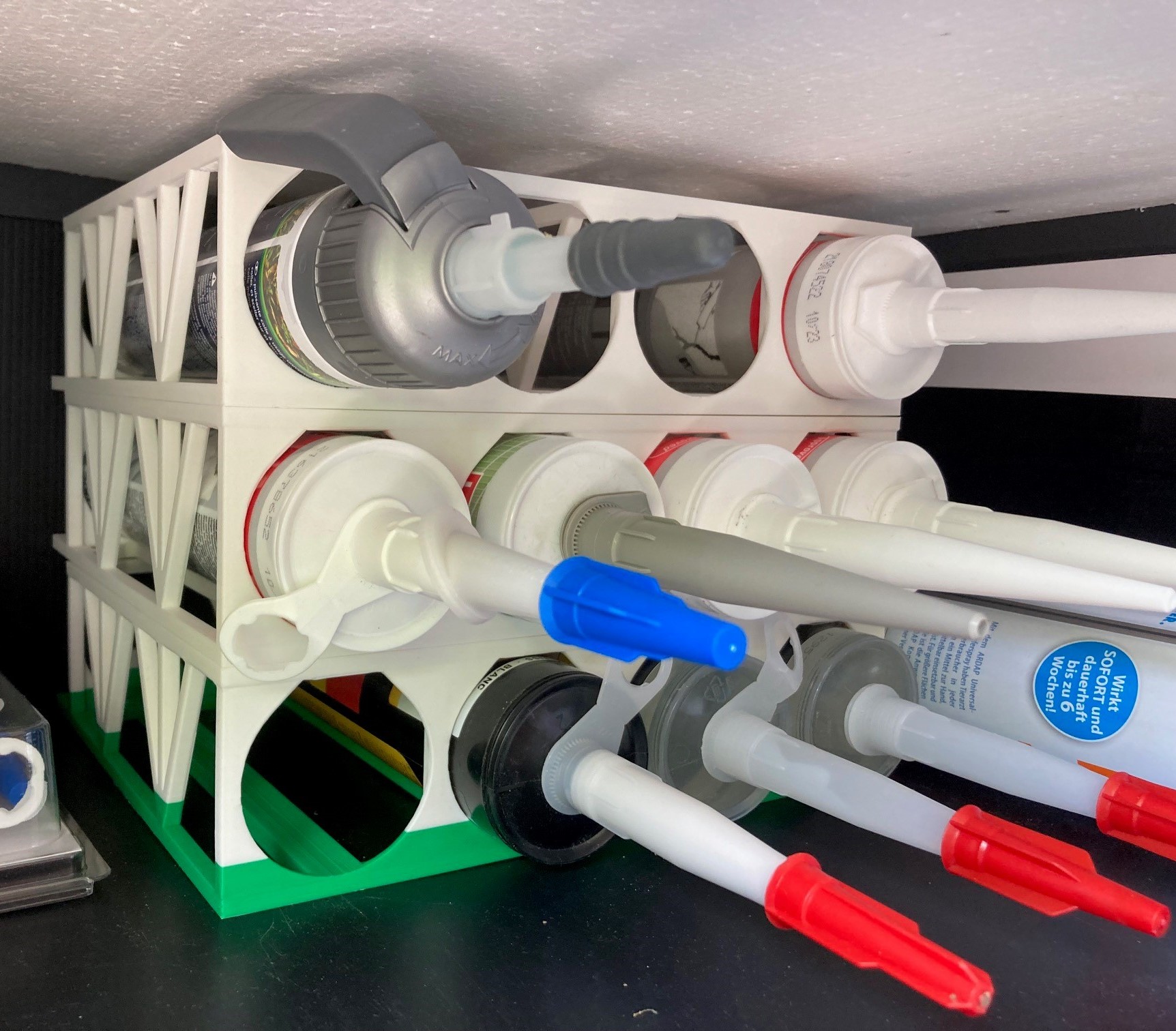 stackable tube storage