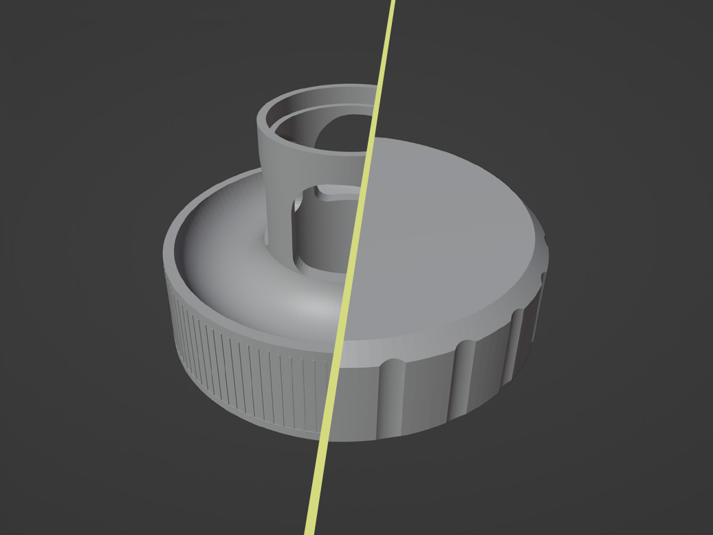Mason Lid for Candy Dispenser II 3D model thumbnail