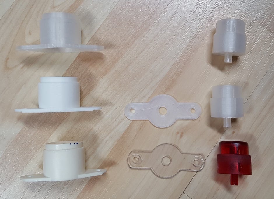 Pinball Flipper Buttons by latenite04 Download free STL model