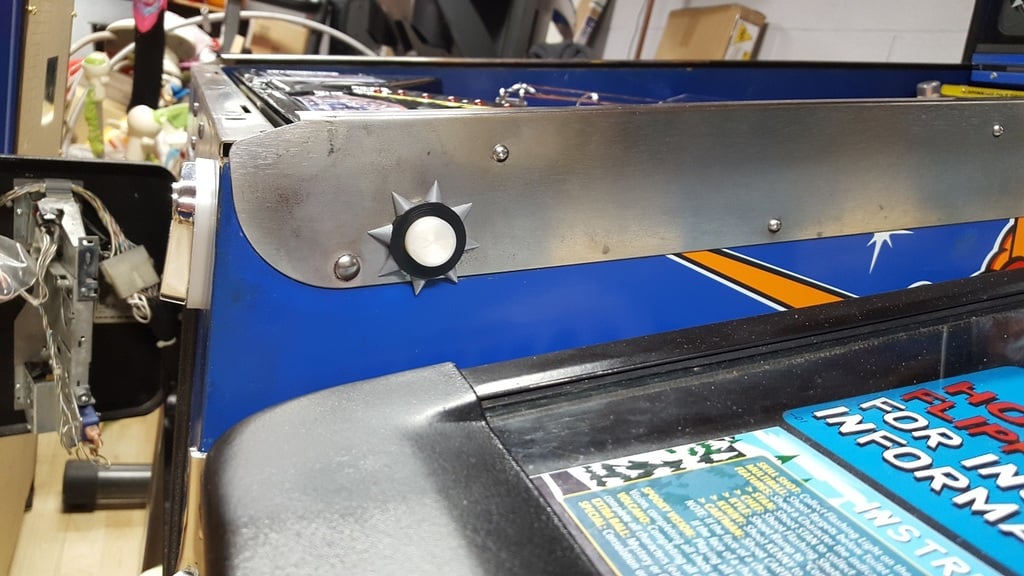 Street Fighter 2 Pinball Flipper Button Housing