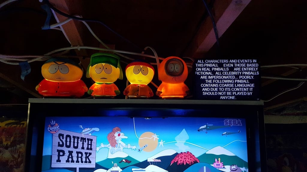 South Park Pinball Warning Sign Surround