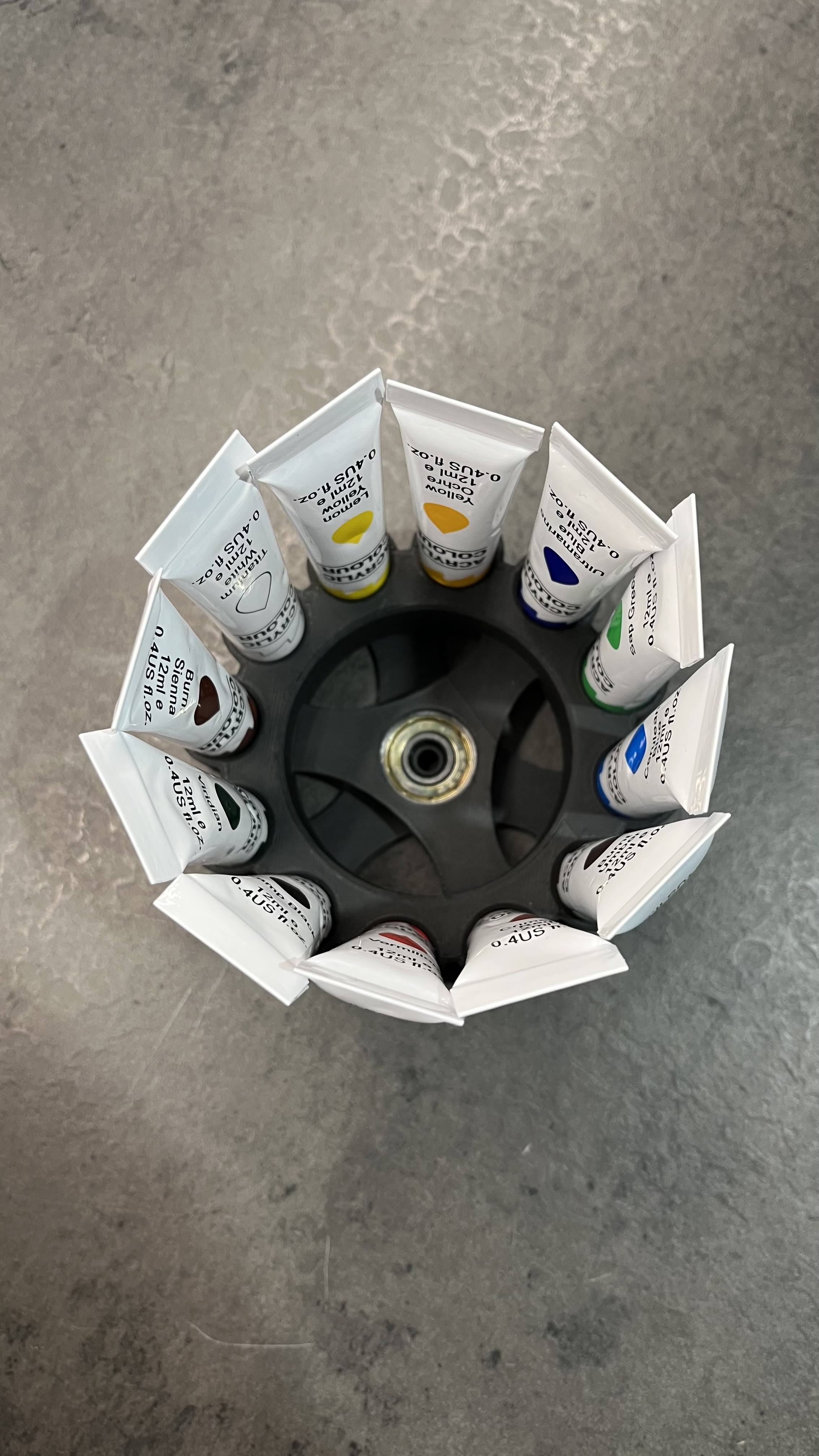 Farb Rondell für 12ml Tuben