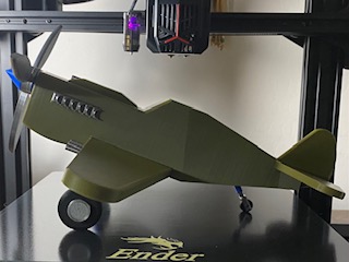 Miniatura 4 do modelo 3D P-40 Warhawk Model Plane