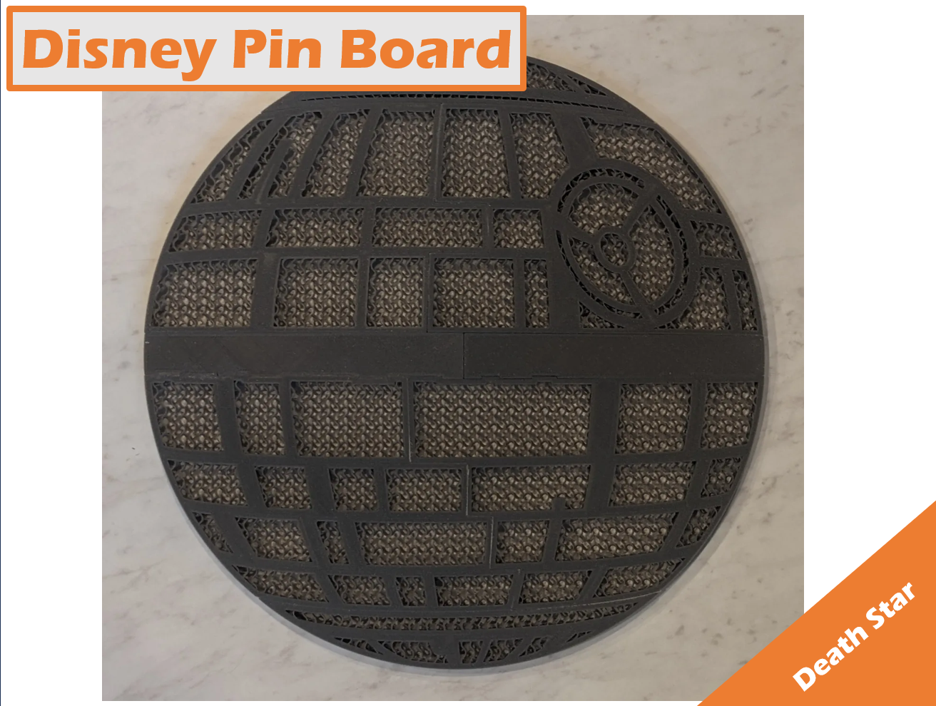 Disney Pin Board (Death Star)