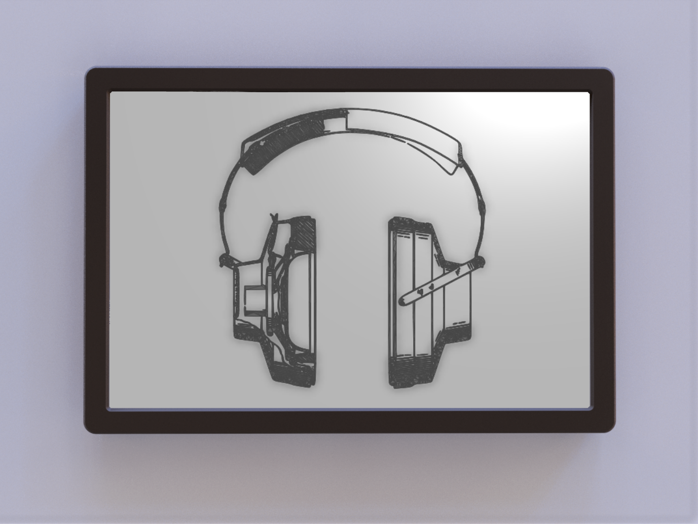 Headphones Patent Art