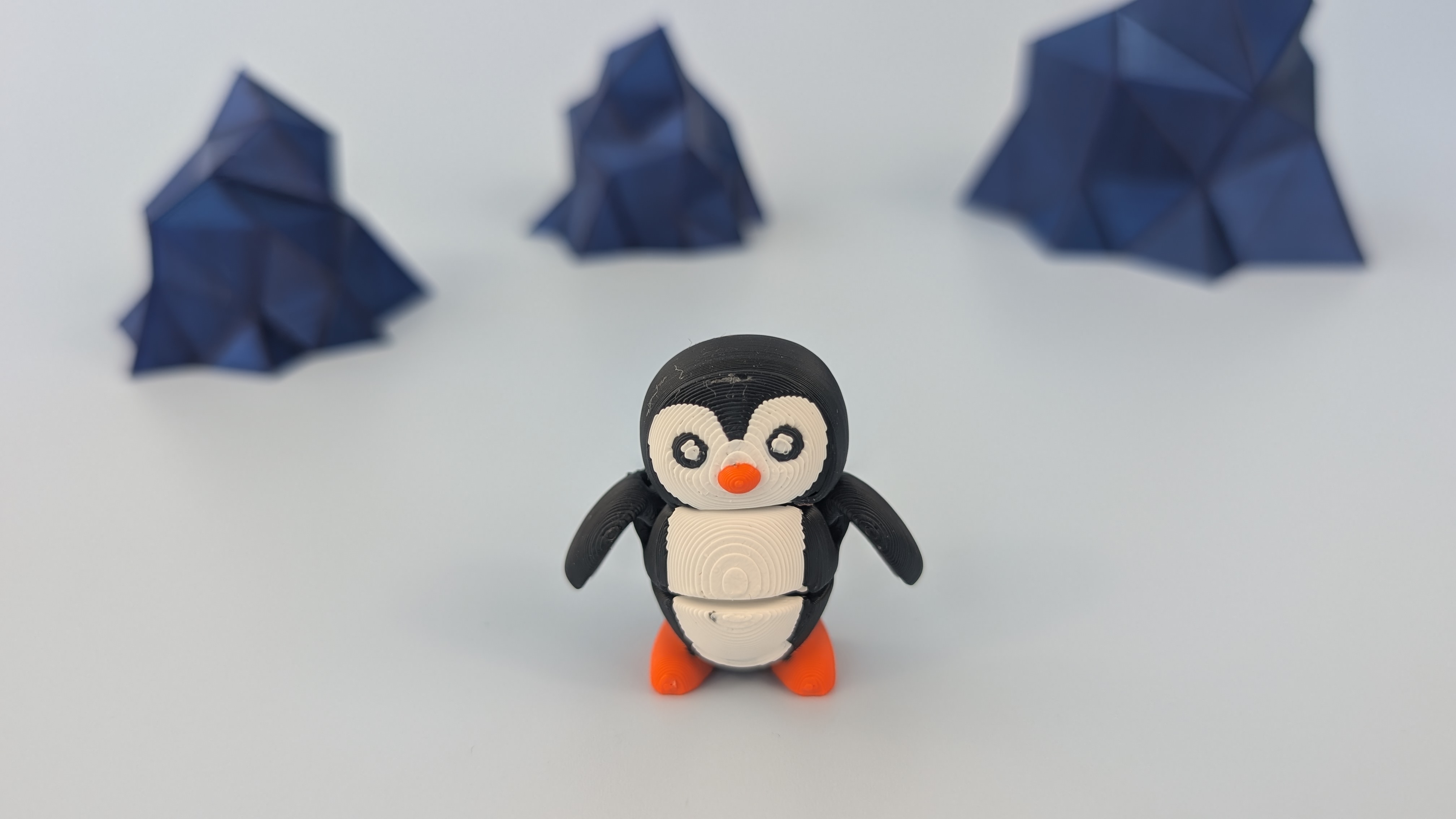 Penguin Keychain Figure