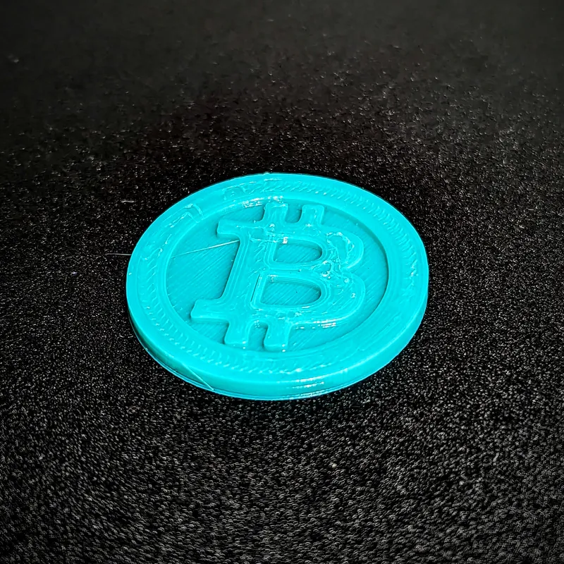 Bitcoin Shopping Cart Coin (2 CHF) by nyknyc, Download free STL model