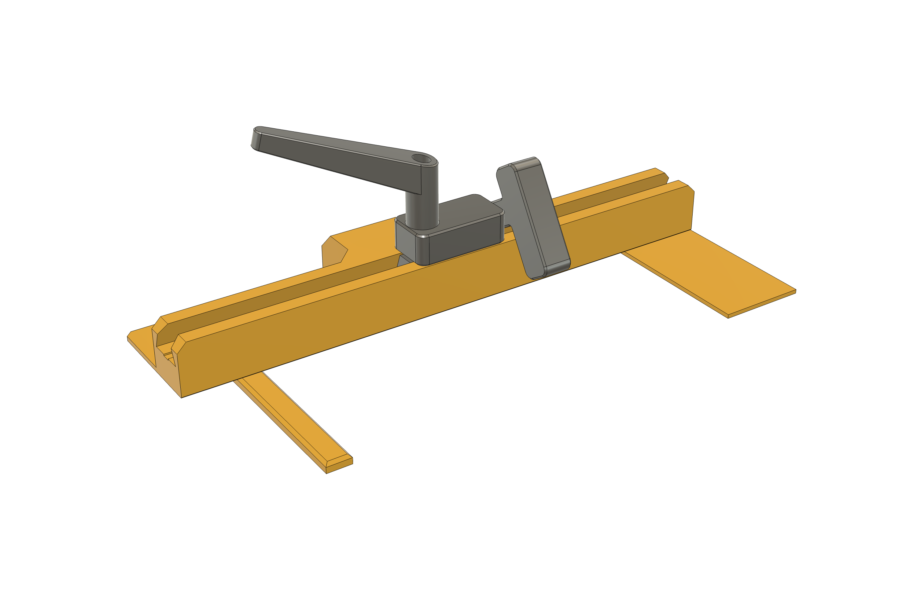 WIP Table Saw Sled Proxxon KS 230 by cewo Download free STL model