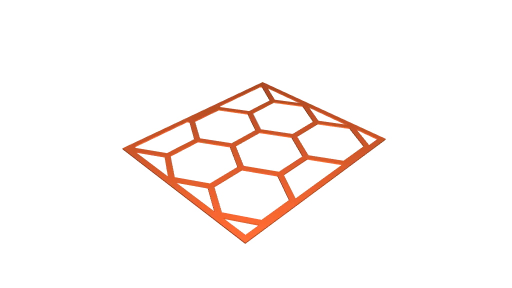 Lacroix Skateboard Hexagon Grip Tape Stencil Guide by CEL Design | Download free STL model | Printables.com