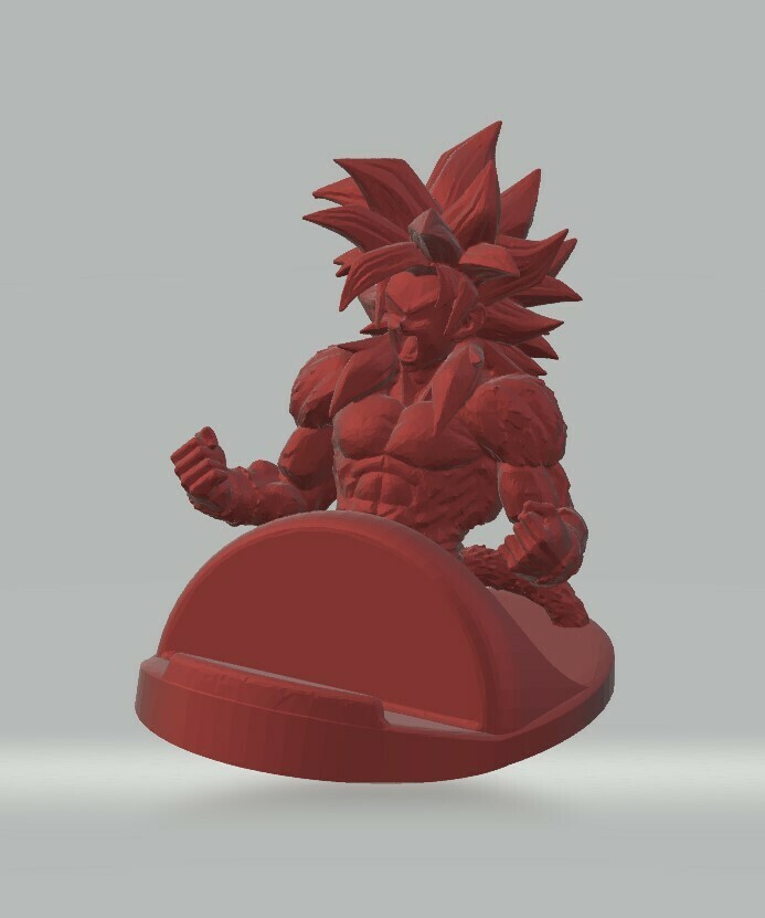Goku Super Saiyen 4 Phone holder / stand